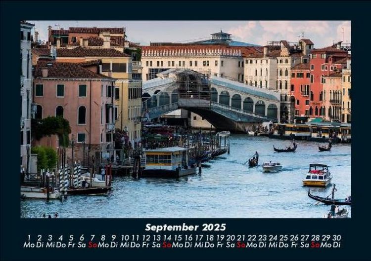 Produktbild: Venedig 2025 Fotokalender DIN A5