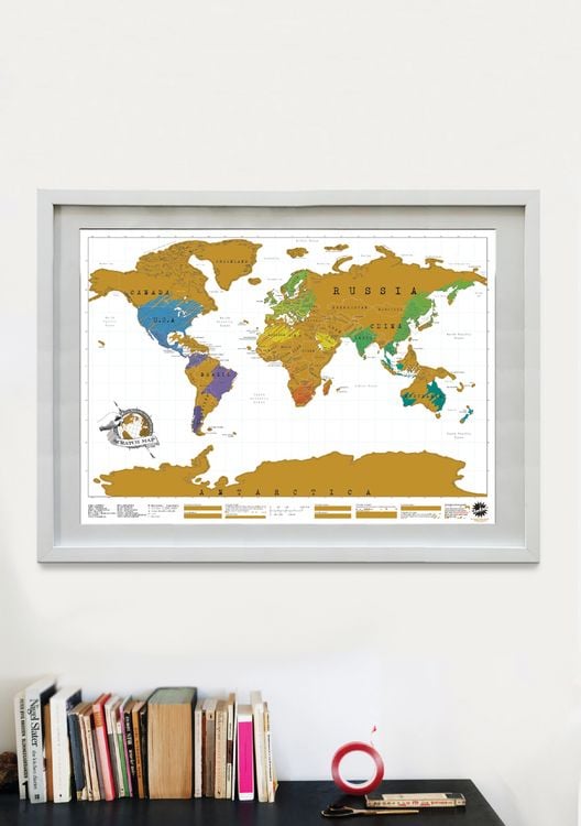 Produktbild: SCRATCH MAP Rubbel-Weltkarte