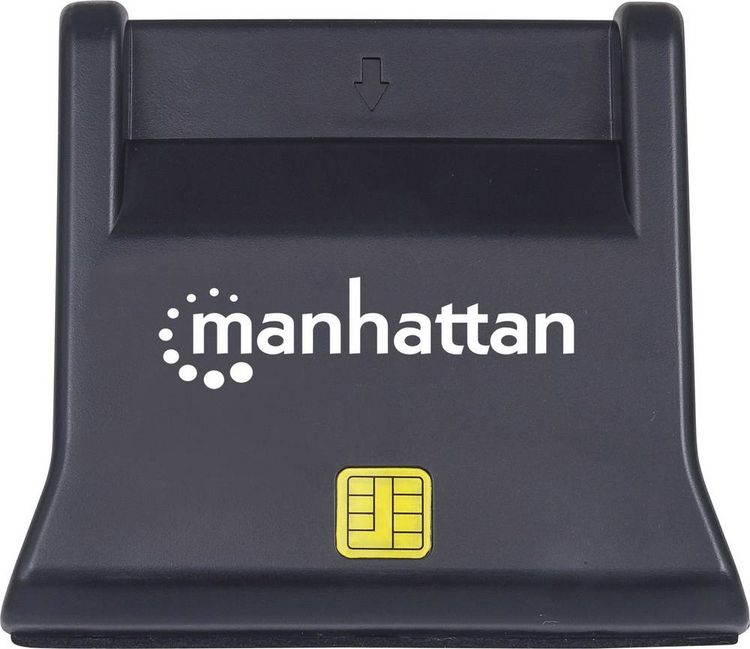 Produktbild: Manhattan 102025 USB-Smartcard/SIM Chipkartenleser
