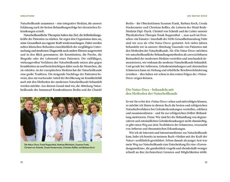 Produktbild: Die Natur-Docs &ndash; Meine besten Heilmittel f&uuml;r Gelenke. Arthrose, Rheuma und Schmerzen