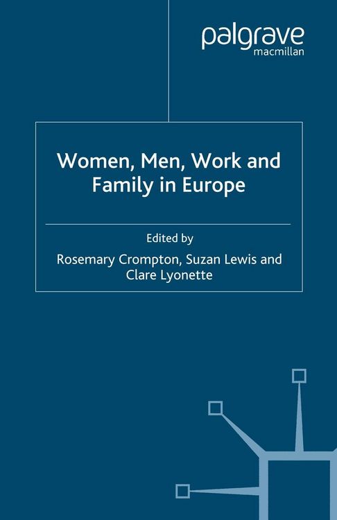 Produktbild: Women, Men, Work and Family in Europe