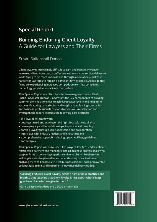 Produktbild: Building Enduring Client Loyalty