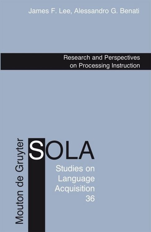 Produktbild: Research and Perspectives on Processing Instruction