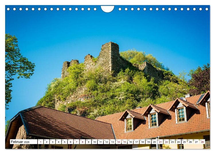 Produktbild: Burgen des Hunsr&uuml;cks (Wandkalender 2026 DIN A4 quer), CALVENDO Monatskalender