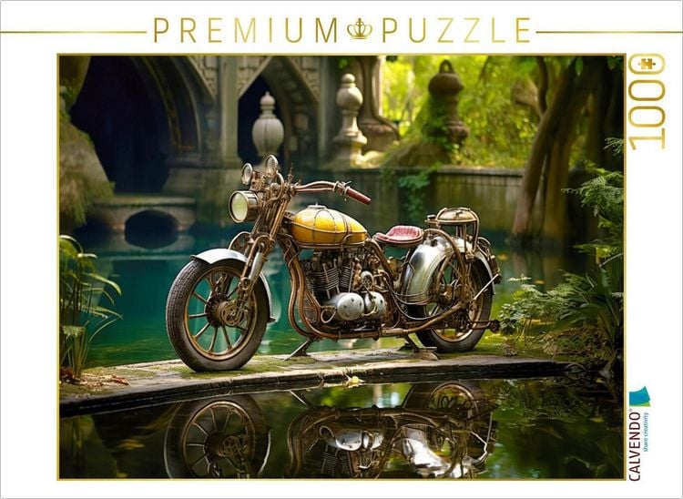 Produktbild: CALVENDO Puzzle Motorradsommer | 1000 Teile Lege-Gr&ouml;&szlig;e 64x48cm Foto-Puzzle f&uuml;r gl&uuml;ckliche Stunden