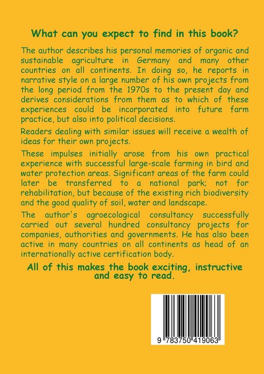 Produktbild: Milestones of organic and sustainable agriculture