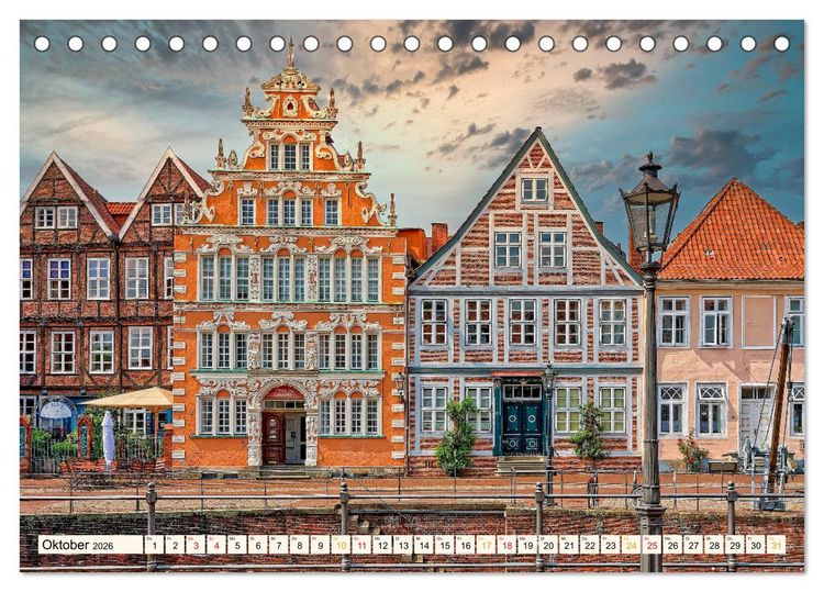 Produktbild: Reise durch Deutschland - Hansestadt Stade (Tischkalender 2026 DIN A5 quer), CALVENDO Monatskalender