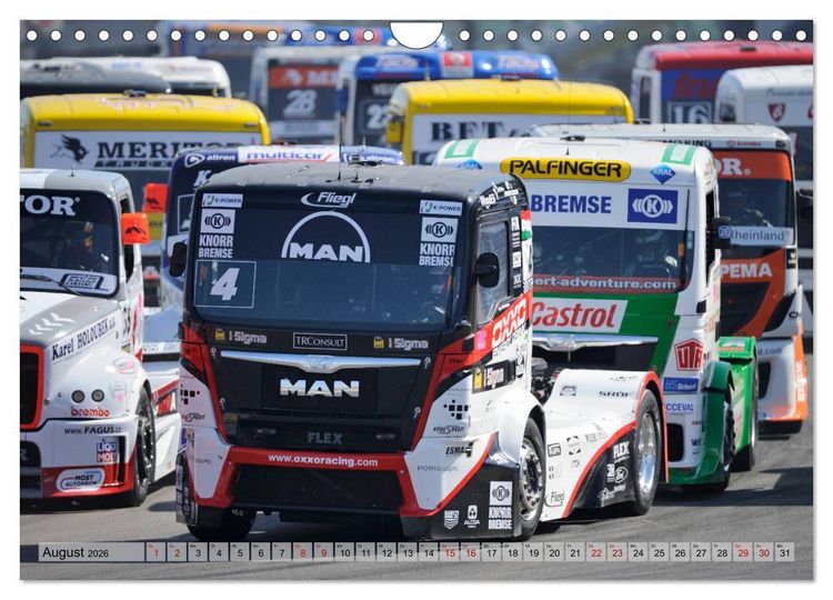 Produktbild: Best of TRUCK RACING (Wandkalender 2026 DIN A4 quer), CALVENDO Monatskalender