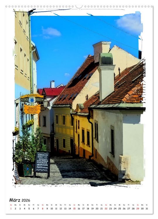 Produktbild: Ein Tag in Bratislava (hochwertiger Premium Wandkalender 2026 DIN A2 hoch), Kunstdruck in Hochglanz