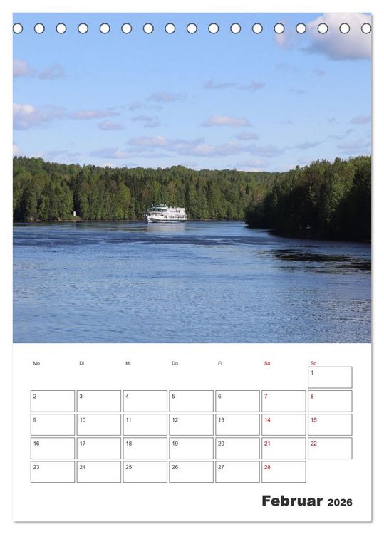 Produktbild: Russland - Terminplaner (Tischkalender 2026 DIN A5 hoch), CALVENDO Monatskalender