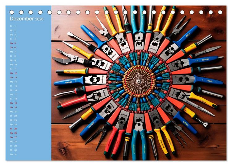 Produktbild: Werkzeug-Magie (Tischkalender 2026 DIN A5 quer), CALVENDO Monatskalender