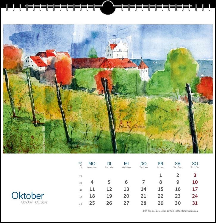 Produktbild: Bodensee Aquarell 2027