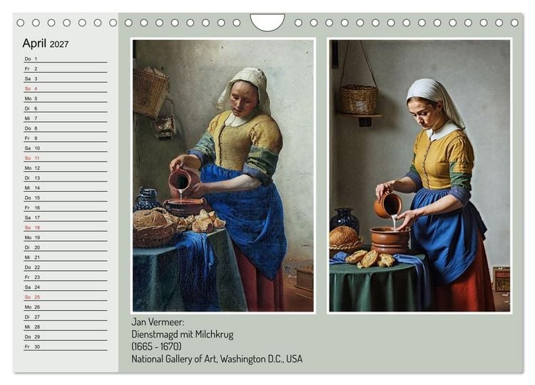 Produktbild: Das Goldene Zeitalter neu interpretiert (Wandkalender 2027 DIN A4 quer), CALVENDO Monatskalender