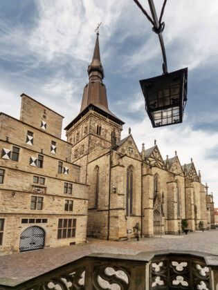 Produktbild: CALVENDO Puzzle Marienkirche Osnabr&uuml;ck | 1000 Teile Lege-Gr&ouml;&szlig;e 64x48cm Foto-Puzzle f&uuml;r gl&uuml;ckliche Stunden