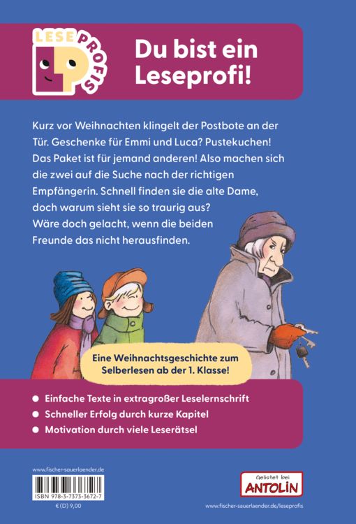 Produktbild: Leseprofis &ndash; Das sch&ouml;nste Weihnachtsgeschenk der Welt, 1. Klasse