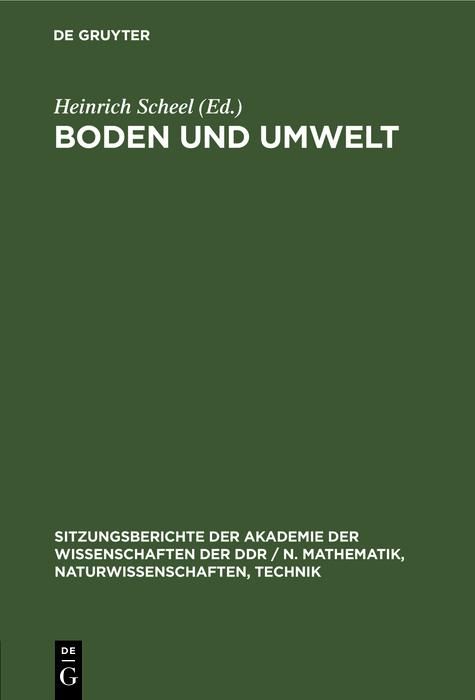 Produktbild: Boden und Umwelt