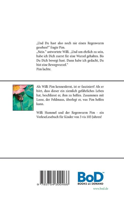 Produktbild: Willi Hummel und der Regenwurm Pim