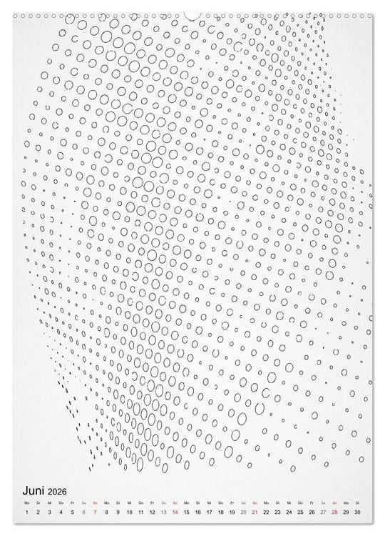 Produktbild: Geometric Graphik Art (Wandkalender 2026 DIN A2 hoch), CALVENDO Monatskalender