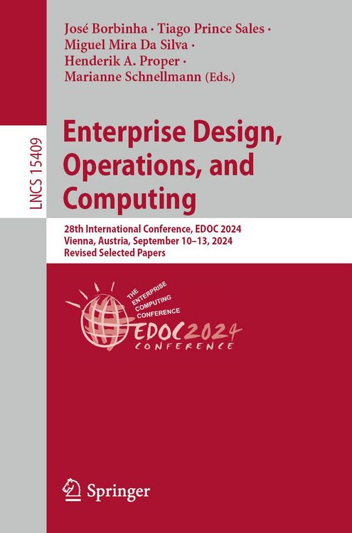 Produktbild: Enterprise Design, Operations, and Computing