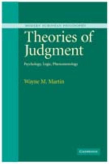 Produktbild: Theories of Judgment