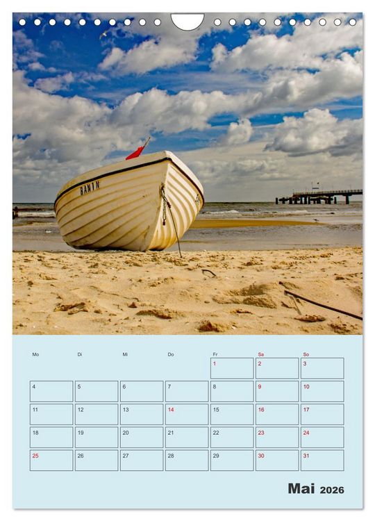 Produktbild: Kaiserb&auml;der auf Usedom (Wandkalender 2026 DIN A4 hoch), CALVENDO Monatskalender