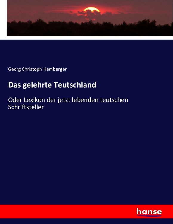 Produktbild: Das gelehrte Teutschland
