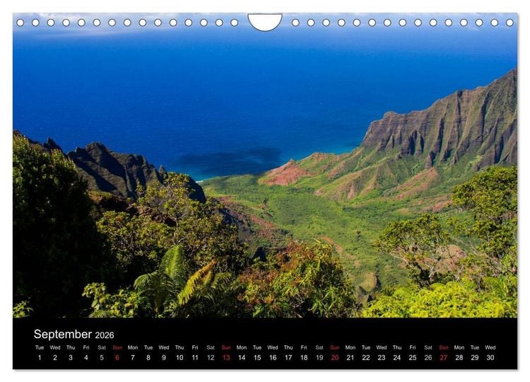 Produktbild: Paradise on Earth HAWAII (Wall Calendar 2026 DIN A4 landscape), CALVENDO 12 Month Wall Calendar