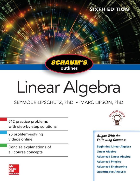 Produktbild: Linear Algebra - Schaum&acute;s outlines