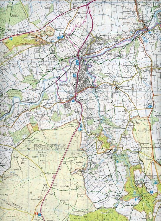 Produktbild: AA Publishing: North York Moors (Eastern)