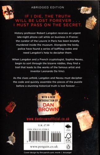 Produktbild: The Da Vinci Code (Abridged Edition)