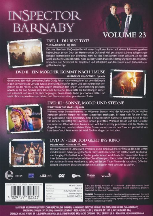 Produktbild: Inspector Barnaby Vol. 23 [4 DVDs]