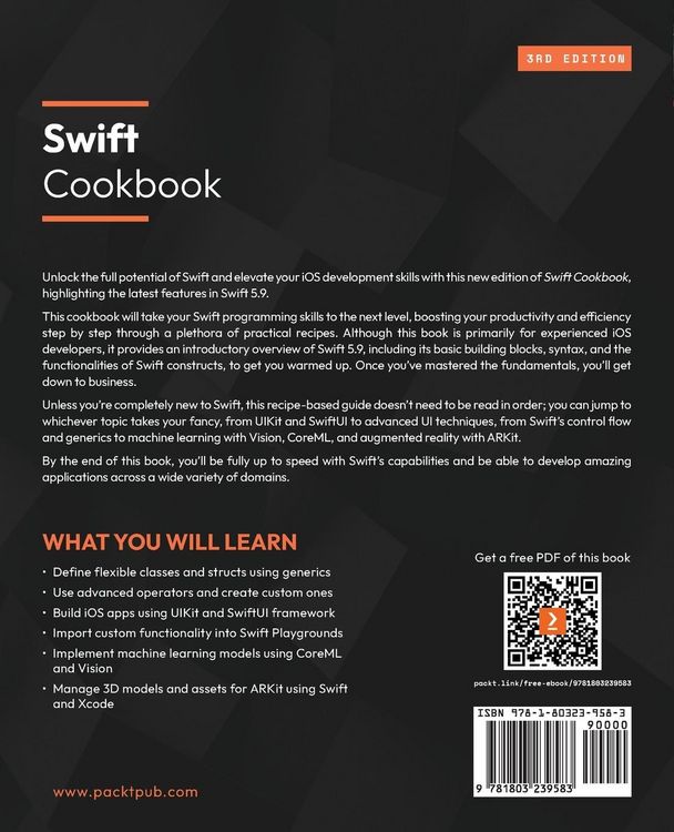 Produktbild: Swift Cookbook - Third Edition