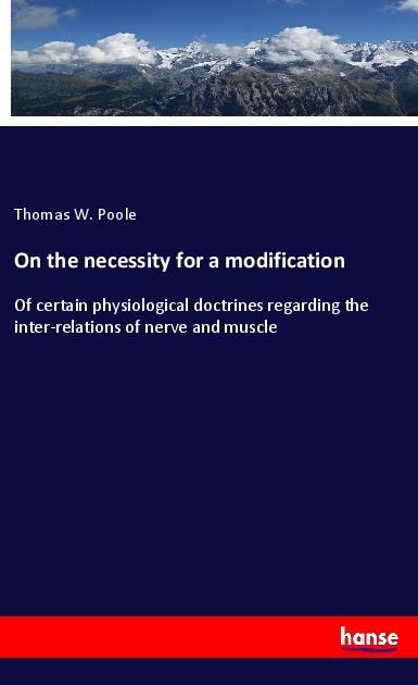 Produktbild: On the necessity for a modification