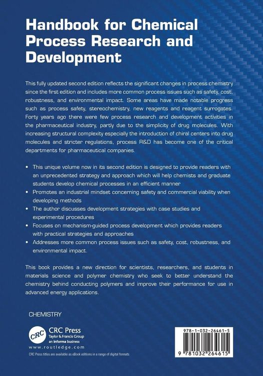 Produktbild: Handbook for Chemical Process Research and Development, Second Edition
