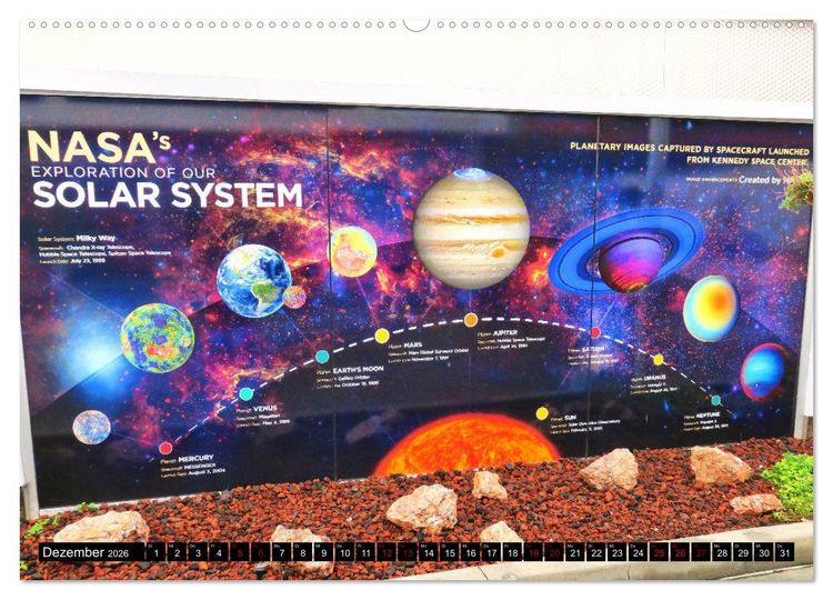 Produktbild: Kennedy Space Center (Wandkalender 2026 DIN A2 quer), CALVENDO Monatskalender