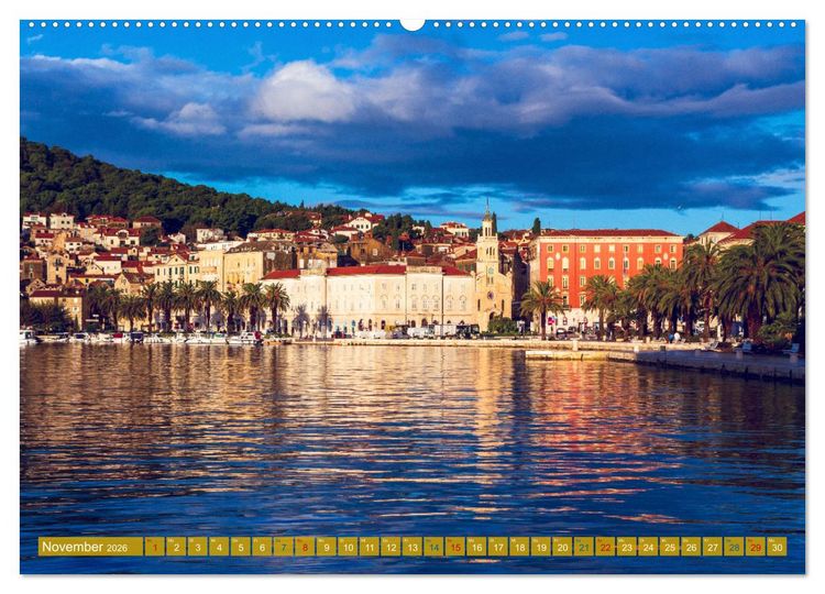 Produktbild: Split - Zauberhafte Perle an der Adriak&uuml;ste Kroatiens (hochwertiger Premium Wandkalender 2026 DIN A2 quer), Kunstdruck in Hochglanz