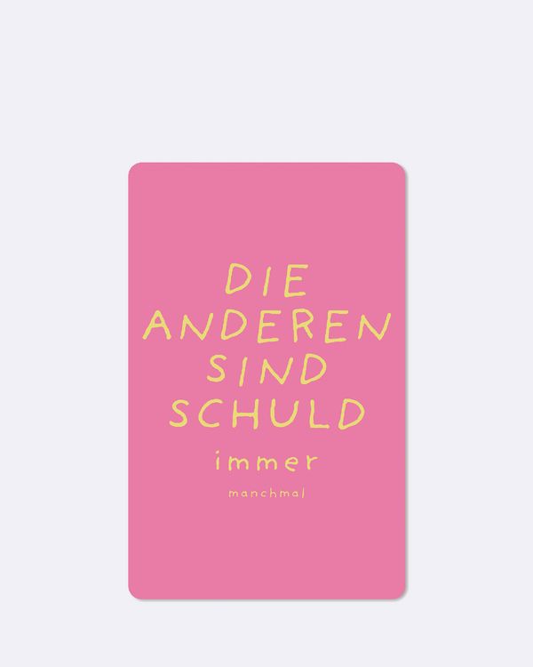 Produktbild: Lunacard Postkarte *Die Anderen sind schuld