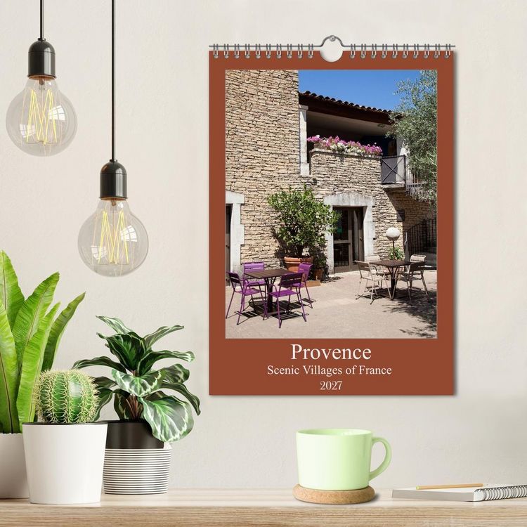 Produktbild: Provence &ndash; Scenic Villages of France (Wall Calendar 2027 DIN A4 portrait), CALVENDO 12 Month Wall Calendar