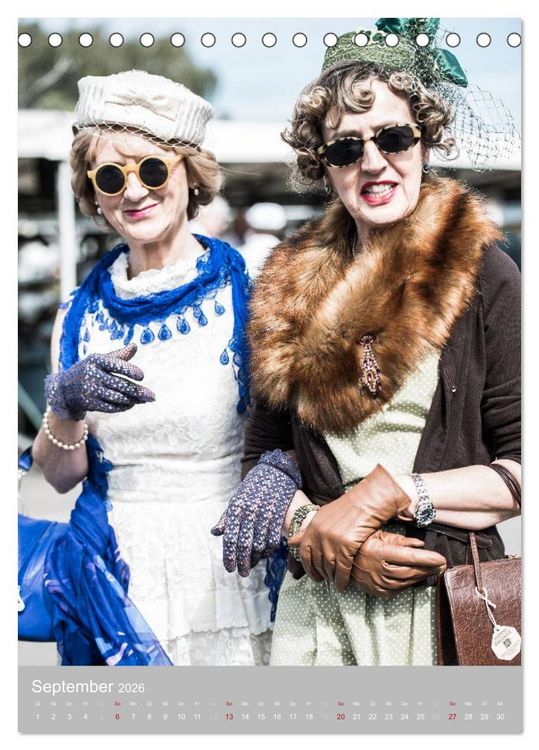 Produktbild: Lifestyle in Goodwood - Zeitreise in l&auml;ngst vergangene Epochen (Tischkalender 2026 DIN A5 hoch), CALVENDO Monatskalender