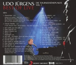 Produktbild: Best Of Live-Die Tourneeh&ouml;hepunkte-Vol.1