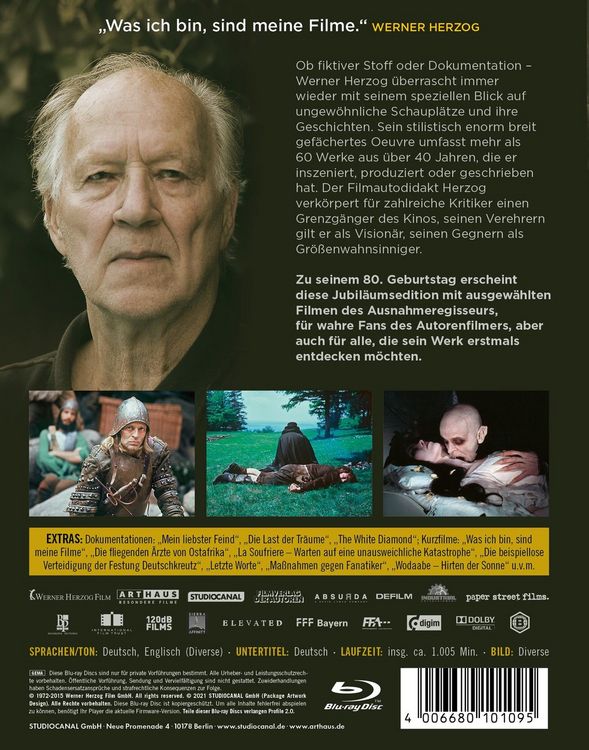 Produktbild: Werner Herzog - 80th Anniversary Edition [10 BRs]