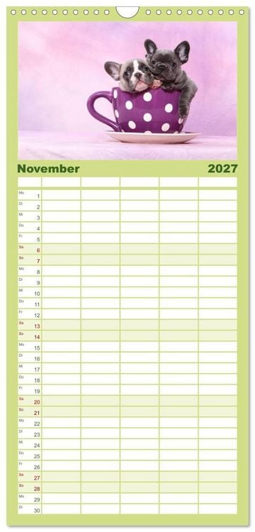 Produktbild: Familienplaner 2027 - Der Bully - Kalender Familienplaner hoch mit 5 Spalten (Wandkalender, 21 x 45 cm) CALVENDO