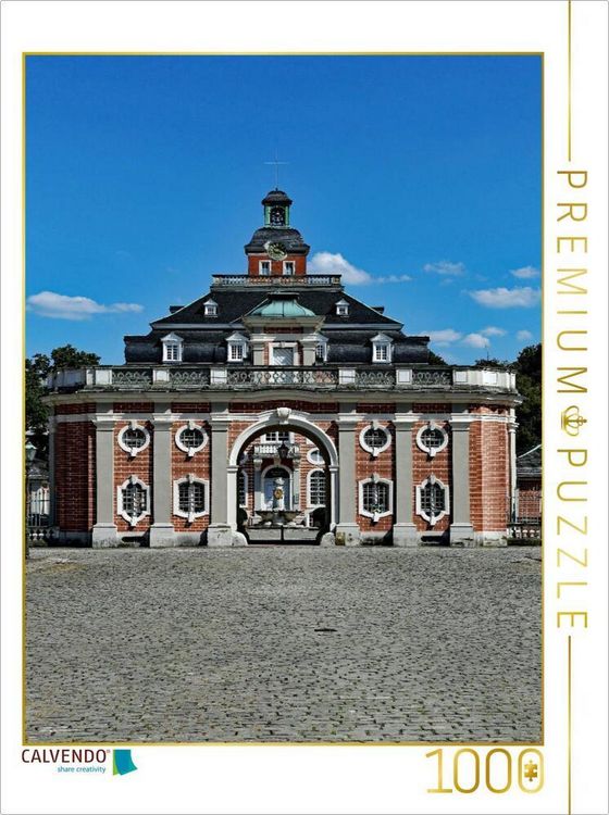 Produktbild: CALVENDO Puzzle Amtsgericht und Amalienbrunnen in Bruchsal | 1000 Teile Lege-Gr&ouml;&szlig;e 64x48cm Foto-Puzzle f&uuml;r gl&uuml;ckliche Stunden