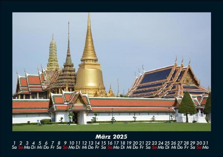 Produktbild: Tempel 2025 Fotokalender DIN A5