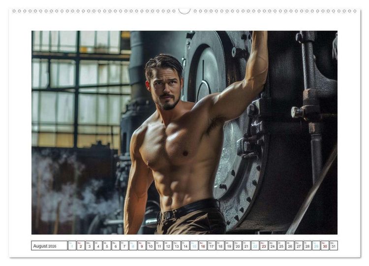 Produktbild: Mit Volldampf in dein Herz (hochwertiger Premium Wandkalender 2026 DIN A2 quer), Kunstdruck in Hochglanz