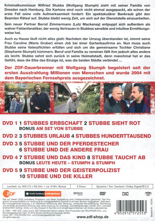 Produktbild: Stubbe - Von Fall zu Fall/Folge 1-10 [5 DVDs]