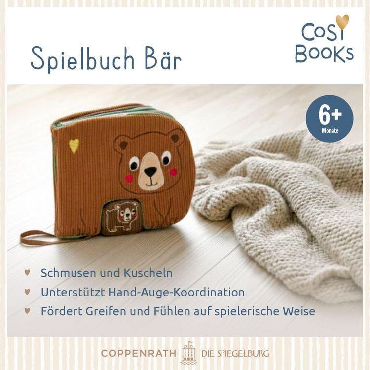 Produktbild: CosyBooks: Babys Spielbuch Kleiner B&auml;r