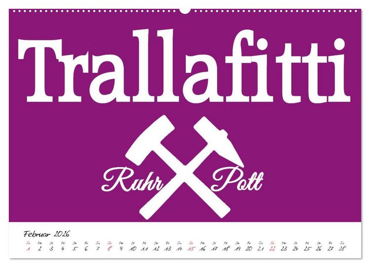 Produktbild: Ruhrpott Vokabeln (hochwertiger Premium Wandkalender 2026 DIN A2 quer), Kunstdruck in Hochglanz