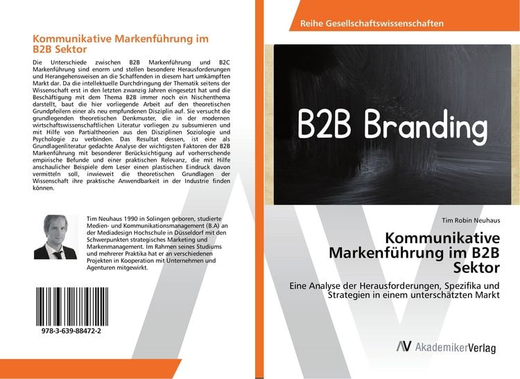 Produktbild: Kommunikative Markenf&uuml;hrung im B2B Sektor