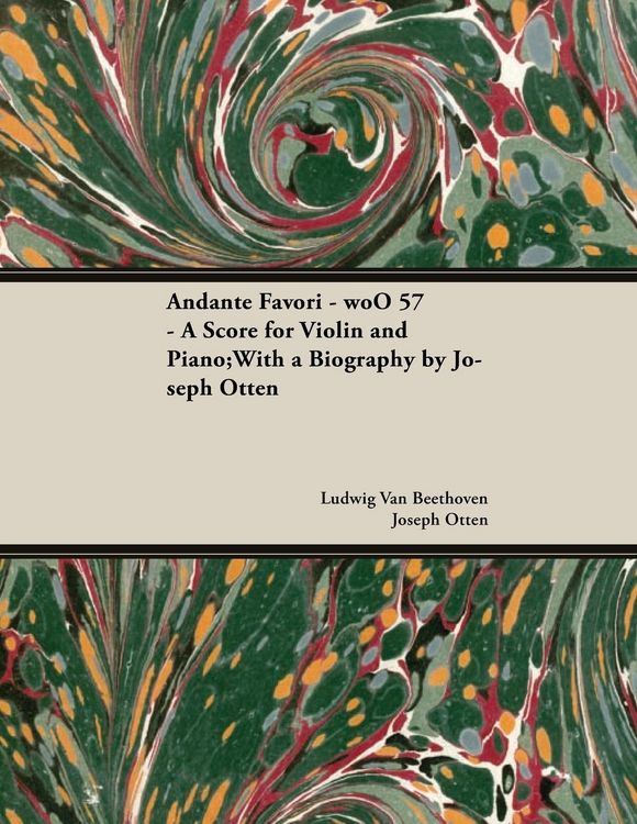 Produktbild: Andante Favori - woO 57 - A Score for Violin and Piano